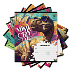 ТЕТРАДЬ 12 Л, КЛ. ERICHKRAUSE DINO ART, MIX-PACK /10/280/