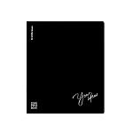 ТЕТРАДЬ 48 Л, А5+, КЛ. ERICHKRAUSE COVERPROBOOK СЛОВА ЧЕРНЫЙ, ПЛАСТ. ОБЛ. НА СКОБЕ /5/100/ РФ