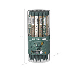 РУЧКА ШАР. АВТ. ERICHKRAUSE NATURAL LIFE MATIC&GRIP, СИНИЙ, ТУБУС /24/144/1728/