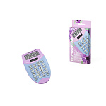 КАЛЬКУЛЯТОР 08 РАЗР. ERICHKRAUSE PC-900 PASTEL BLOOM, КАРМАННЫЙ, АССОРТИ /50/200/