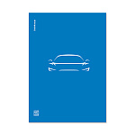ТЕТРАДЬ 48 Л, А4, КЛ. ERICHKRAUSE COVERPROBOOK МИРАЖ, СИНИЙ, ПЛАСТ. ОБЛ. НА СКОБЕ, МИКС /3/30/