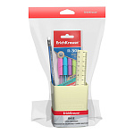 настольный набор erich krause® base, pastel, желтый /3/