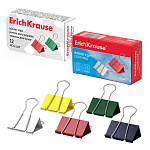 ЗАЖИМ Д/БУМАГ 25 ММ/12 ШТ ERICHKRAUSE, АССОРТИ /12/240/