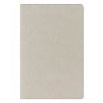 БЛОКНОТ 48 Л, А5, PORTOBELLO CORSA SLIM. ИСК. КОЖА, ГИБКАЯ ОБЛ. СВЕТЛО-СЕРЫЙ /