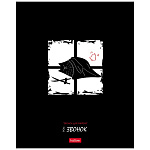 ТЕТРАДЬ 48 Л, А5, КЛ, ХАТБЕР. КОТ-САМУРАЙ, ПЛАСТ. ОБЛ. С ПЕЧАТЬЮ, НА СКОБЕ /5/60/
