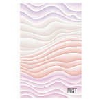 БЛОКНОТ-БИЗНЕС 96 Л, А5, КЛ, ХАТБЕР. MIST-РОЗОВЫЙ, ТВ. ПЕРЕП. МАТ. ЛАМ. ВЫБ. УФ-ЛАК /10/