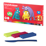 ПЛАСТИЛИН 24 ЦВ, 432 ГР. ERICHKRAUSE JOLLY FRIENDS, СО СТЕКОМ, К/К /2/8/