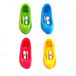 точилка mazari shoes, 1 отверстие, ассорти, пласт. банка /45/810/