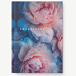 ЕЖЕДНЕВНИК НЕДАТИР. A5-, 128 Л, ЭКСМО. ПИОНЫ. 7БЦ, ПОРОЛОН, ЛАМ, SOFT TOUCH, ТИСН. ФОЛЬГОЙ /16/
