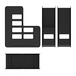 ЛОТОК ВЕРТ. ERICHKRAUSE TECHNO 100 ММ, ЧЕРНЫЙ /12/ РФ