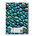 ТЕТРАДЬ 80 Л, А4, КЛ. СВЕТОЧ. КАМЕНЬ СЧАСТЬЯ, ТВ. ОБЛ. ГЛЯНЦ. ЛАМ, НА ГРЕБНЕ /2/20/