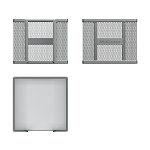 ПОДСТАВКА Д/БУМАЖНОГО БЛОКА, ERICHKRAUSE, СЕТЧАТЫЙ-МЕТАЛЛ, СЕРЫЙ /12/72/