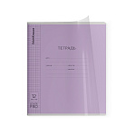 ТЕТРАДЬ 12 Л, КЛ. ERICHKRAUSE КЛАССИКА COVERPRO GLOSSY, ПЛАСТ. ОБЛ. НА СКОБЕ, MIX-PACK /10/280/ 