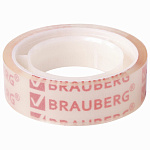 КЛЕЙКАЯ ЛЕНТА 12 ММ*10 М, BRAUBERG, ПРОЗРАЧНАЯ /12/