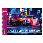 АЛЬБОМ Д/РИС. 24 Л. А4, ХАТБЕР. АССОРТИ. ВЫПУСК №3, ПЕРФ. НА СПИРАЛИ /5/50/