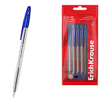 Набор из 8 ручек шариковых ErichKrause R-301 Stick Classic 1.0, цвет чернил синий (в пакете)
