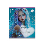 ТЕТРАДЬ 24 Л, КЛ. ERICHKRAUSE AQUAMARINE, ВЫБ. УФ-ЛАК, ГЛИТТЕР, MIX-PACK /10/160/ 