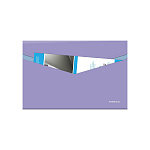 КОНВЕРТ ПЛАСТ. НА КНОПКЕ, A4, ERICHKRAUSE SOFT MANGA, 0,18 ММ, КАРМАН, НЕПРОЗР. АССОРТИ /12/240/ РФ