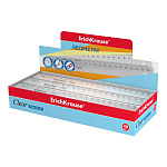 ЛИНЕЙКА 20 СМ, ERICHKRAUSE CLEAR, ПРОЗРАЧНЫЙ /45/900/ РФ