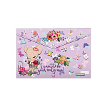 КОНВЕРТ ПЛАСТ. НА КНОПКЕ, A4, ЕRICHКRAUSE® CUTE ANIMALS, 0.16 ММ, НАБОР 04ШТ, АССОРТИ /60/