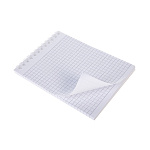 БЛОКНОТ 40 Л, А6, КЛ. ХАТБЕР. SOLOMATTE. ЧЕРНЫЙ БАРХАТ, МЕЛ. ОБЛ. ЛАМ. SOFT-TOUCH, НА ГРЕБНЕ /6/96/