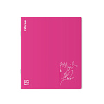 ТЕТРАДЬ 48 Л, А5+, КЛ. ERICHKRAUSE COVERPROBOOK SILHOUETTE, ПЛАСТ. ОБЛ. НА СКОБЕ /5/100/ РФ
