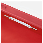 СКОРОСШИВАТЕЛЬ ПЛАСТ. А4, СТАММ, 160 МКМ, ПРОЗР. ВЕРХ, КРАСНЫЙ /10/РФ