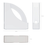 ЛОТОК ВЕРТ. ERICHKRAUSE RAINBOW 75 ММ, ПРОЗРАЧНЫЙ /10/ РФ