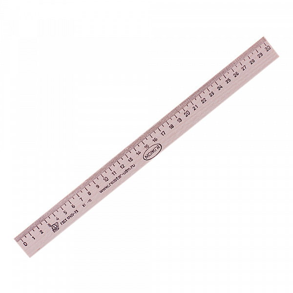 ЛИНЕЙКА 30 СМ, ДЕРЕВО /50/1200//