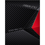 ТЕТРАДЬ 160 Л, А5, ХАТБЕР. CARBON STYLE, МАТ. ЛАМ. НА КОЛЬЦАХ /10/