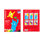 БУМАГА ЦВЕТНАЯ A4, 12 Л, 12 ЦВ. EK, JOLLY FRIENDS, ИГРУШКА, ОДНОСТОРОН. МЕЛ. МЕТАЛЛИЗ. В ПАПКЕ /45/