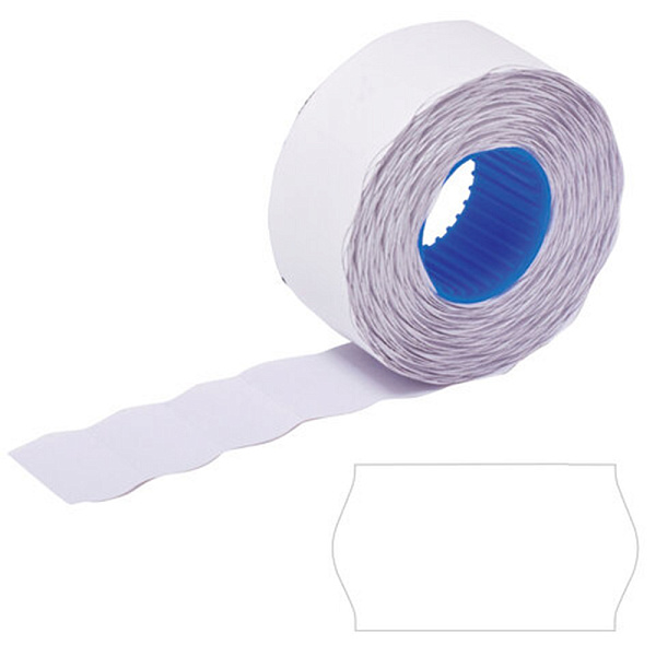 ЛЕНТА ДЛЯ ЭТИКЕТ-ПИСТОЛЕТА 22*12 ВОЛНА, БЕЛАЯ, 800 ШТ /5/100/