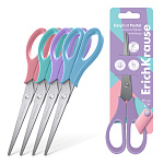 НОЖНИЦЫ 17 СМ. ERICHKRAUSE EASY CUT PASTEL, АССОРТИ, БЛИСТЕР /12/240/