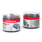 ТОЧИЛКА МЕТАЛ. ERICHKRAUSE FERRO COLOR PLUS, 2 ОТВЕРСТИЯ, ПРЯМОУГ. АССОРТИ /20/120/1200/