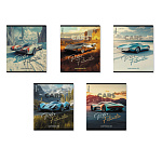 ТЕТРАДЬ 48 Л, А5, КЛ. ERICHKRAUSE RETRO CARS, МАТ. ЛАМ. MIX-PACK /5/100/