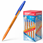 РУЧКА ШАР. ERICHKRAUSE R-301 ORANGE 0,7 STICK, СИНИЙ /50/400/3200/