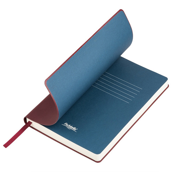 ЕЖЕДНЕВНИК НЕДАТИР, A5, PORTOBELLO TREND, SKY, БУРГУНДИ /40/