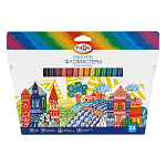 ФЛОМАСТЕРЫ НАБ. 24 ЦВ. ГАММА. КЛАССИЧЕСКИЕ, СМЫВАЕМЫЕ, К/К, Е/П /12/