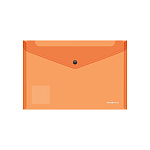 КОНВЕРТ ПЛАСТ. НА КНОПКЕ, A4, ЕRICHКRAUSE FIZZY NEON, 0.14 ММ, ПОЛУПРОЗРАЧНЫЙ, АССОРТИ /12/240/ РФ