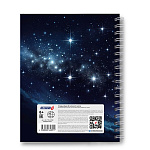 ТЕТРАДЬ 80 Л, А5, КЛ. СВЕТОЧ. ЗВЕЗДНАЯ НОЧЬ, ТВ. ОБЛ. МАТ ЛАМ, НА ГРЕБНЕ /4/32/