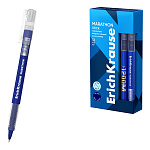 РУЧКА-РОЛЛЕР ГЕЛ. ERICHKRAUSE MARATHON STICK, 0,5 ММ, СИНИЙ /12/144/1728/