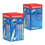 РУЧКА ШАР. АВТ. ERICHKRAUSE JOY® PASTEL, ULTRA GLIDE TECHNOLOGY, СИНИЙ /50/200/2400/