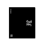 ТЕТРАДЬ 48 Л, А5+, КЛ. ERICHKRAUSE COVERPROBOOK СЛОВА ЧЕРНЫЙ, ПЛАСТ. ОБЛ. НА СКОБЕ /5/100/ РФ