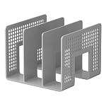 ПОДСТАВКА Д/БУМАГ ERICHKRAUSE, 3 ОТД, ПЛАСТ. СЕРАЯ /2/24/ РФ