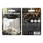 блок д/записи 75*75 мм, 50л. erichkrause big city cats, бумага, ассорти /24/384/