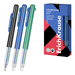 Ручка шариковая автоматическая 3в1 ErichKrause Colorcross Matic Classic 0.7, цвет чернил ассорти (в коробке по 12 шт.)