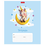 ТЕТРАДЬ 12 Л, КОС. ЛИН. ХАТБЕР. КРЫЛАТЫЕ ЕДИНОРОЖКИ, СКРУГ. УГЛЫ, НА СКОБЕ /10/140/