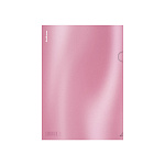 УГОЛОК А4. ПЛАСТ. ERICHKRAUSE GLOSSY CANDY, 0,18 ММ, ПОЛУПРОЗР. АССОРТИ /12/300/