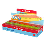 ЛИНЕЙКА 20 СМ, ERICHKRAUSE NEON, АССОРТИ /45/900/ РФ