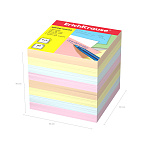 БЛОК Д/ЗАПИСИ КУБ 90*90*90 ММ, ERICHKRAUSE, АССОРТИ, НЕ СКЛЕЕН. /12/ РФ